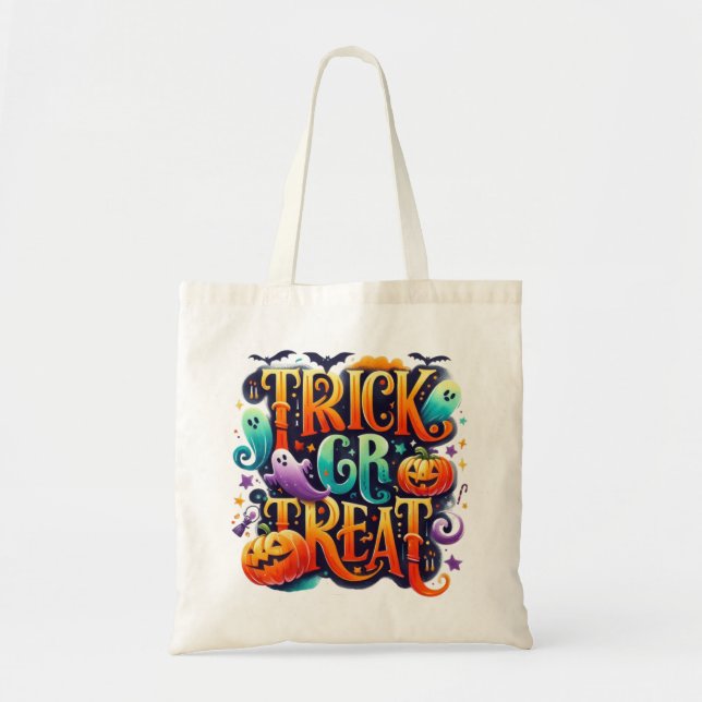 Halloween Sac ou Sac à traiter (Devant)