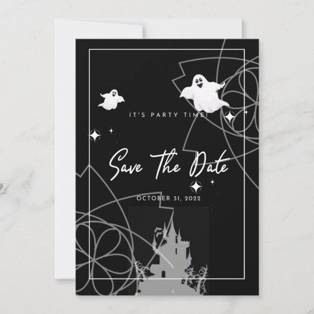 Halloween Save the Date (Devant)