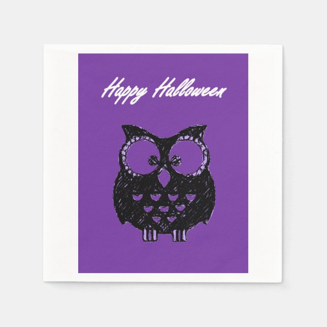 Halloween serviettes en papier (Devant)