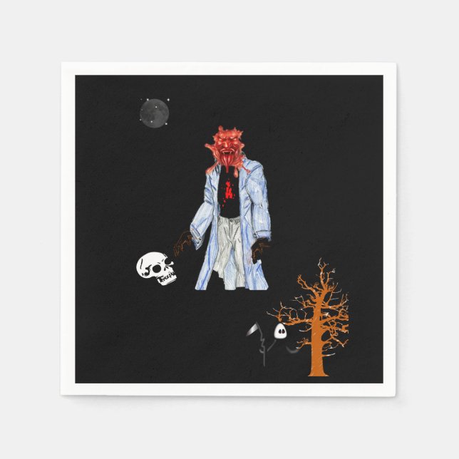 Halloween serviettes en papier (Devant)