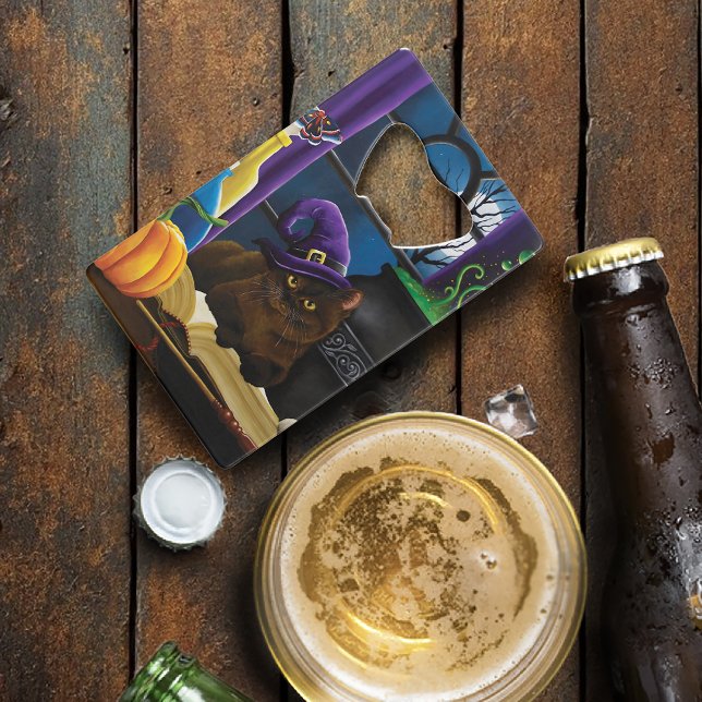 Halloween sorcière chat violet magie (Créateur téléchargé)