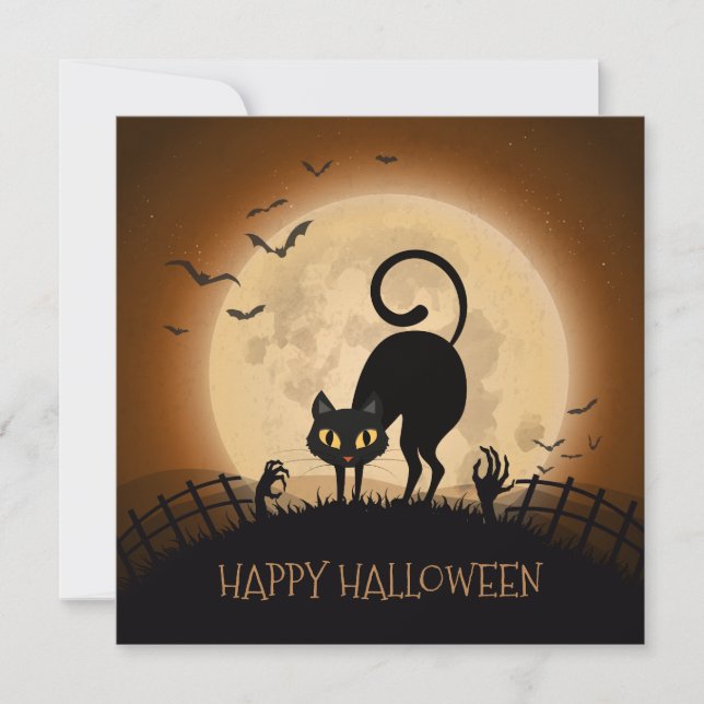 Halloween Spooktaculaire | Invitation du parti (Devant)