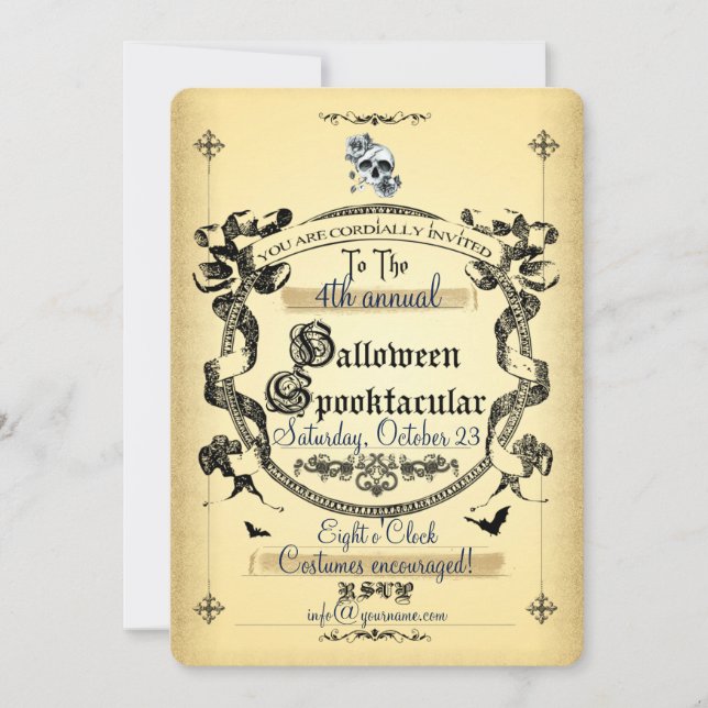 Halloween ~ Spooktacular1 - Carte d'invitation (Devant)