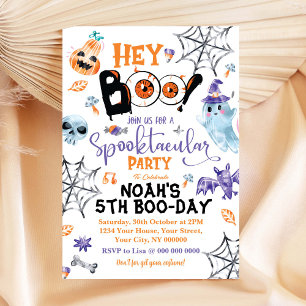 Halloween Spooktacular Boo Anniversaire Invitation