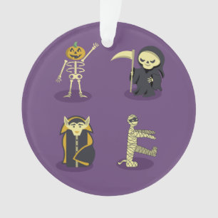 Halloween Squelette Dracula Mummy Griffe Reaper