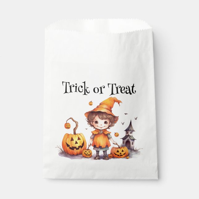 Halloween Sweet Traitements - Favoriser les sacs (Devant)