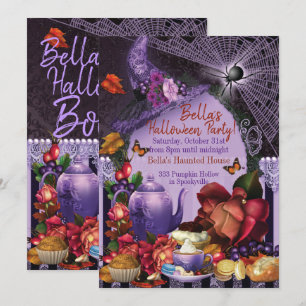 HALLOWEEN TEA PARTY INVITATION