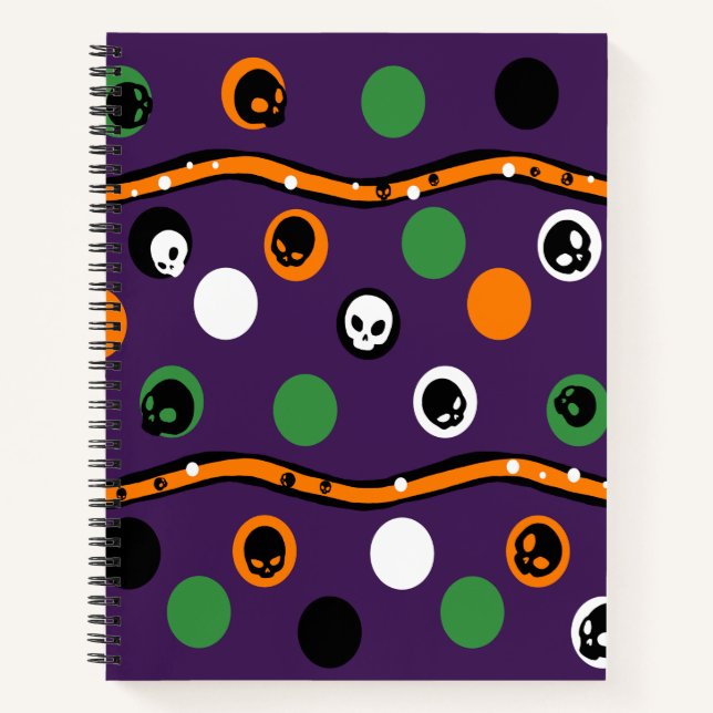 Halloween Thème Carnet Spiral (Devant)