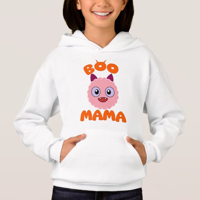 HALLOWEEN THÈME DESIGN POUR ENFANTS BOO MAMA (Devant)