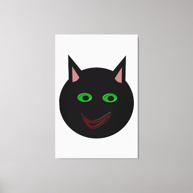 Halloween toile de chat noir (Recto)