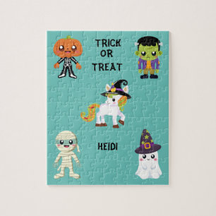 HALLOWEEN "TRICK OU TRAITER LES ENFANTS PUZZLE PER