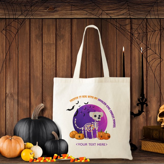 Halloween Trick ou Treat Candy Sac fourre-tout (Trick or Treat OR show up to the Halloween party in style. Represent your favorite dog breed!!)