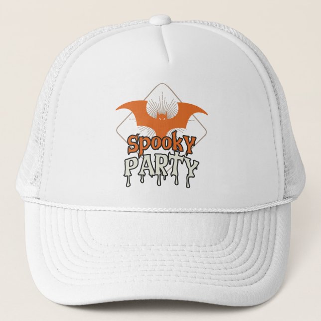 Halloween Trucker chapeau, casquette de baseball é (Devant)