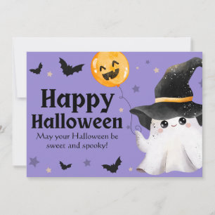 Halloween violet illustratif heureux