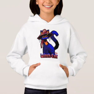 Halloween Witch Cat Pixel Art