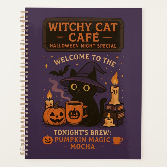 Halloween Witch’s Castle Planner - Nuit magique (Devant)