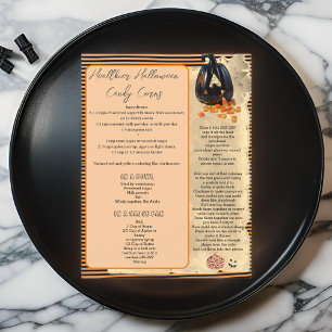 HALLOWEWEEN SALUTAIRE CANDY CORN RECEPE   Carte po