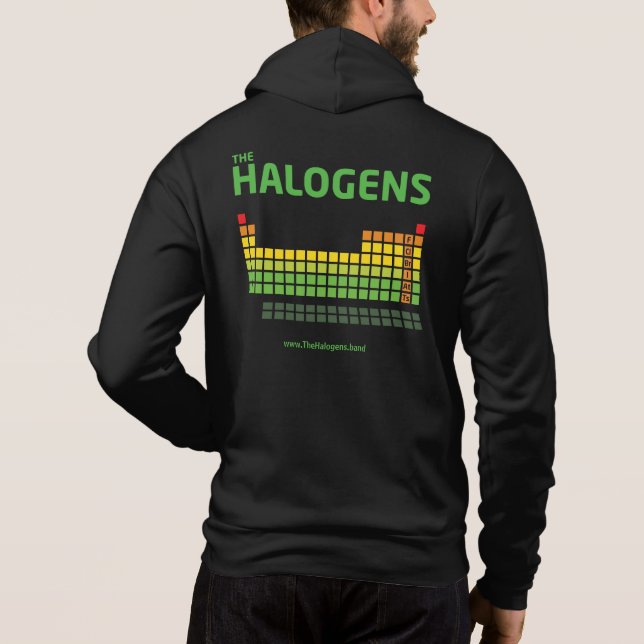 Halogens Zipper Sweat - shirt à capuche (avec site (Dos)