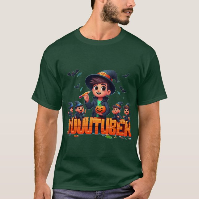 haloween T-shirt youtuber (Devant)