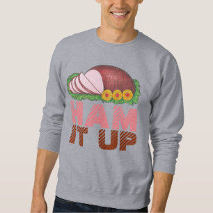 HAM IT UP Holiday Ham Ugly Christmas Sweat