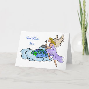 Ham Radio Angel Carte de Noël Personnaliser It!