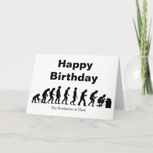 Ham Radio Evolution Carte Anniversaire Personnalis