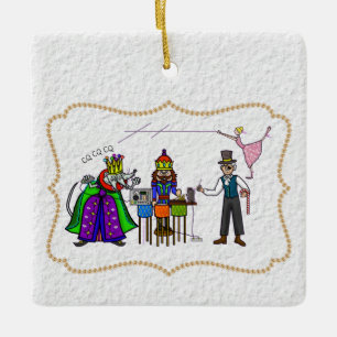 Ham Radio Nutcracker Ornement de Noël