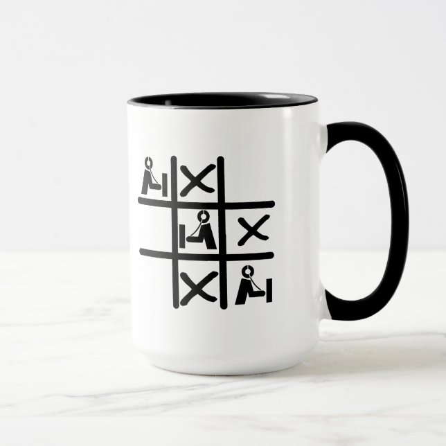 Ham Radio Tic Tac Toe Mug (Droite)