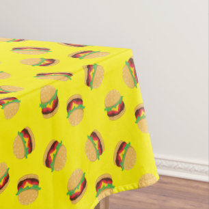 Hamburger Anniversaire Fête Burger Nappe