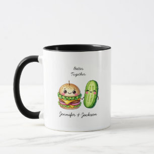Hamburger et chiche Mugs personnalisés