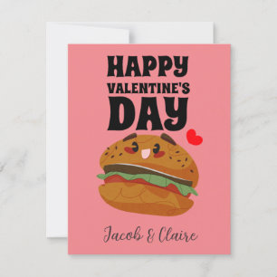 hamburger mignon, Joyeux valentines jour personnal