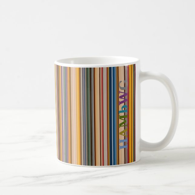HAMbWG 11 oz Mug - Barres colorées (Droite)