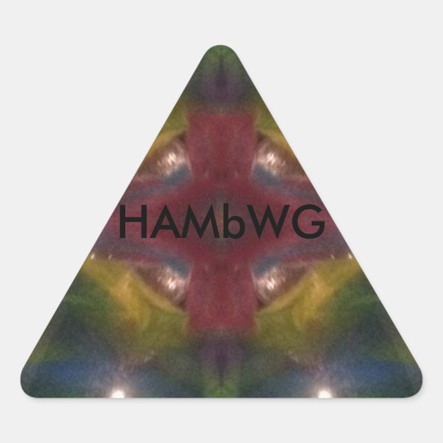 HAMbWG - Autocollant - Psychadélique (Devant)