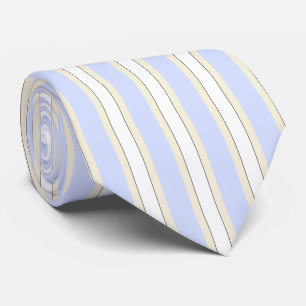 HAMbWG - Cravate - Bleu argenté/Crème/Blanc/Bleu