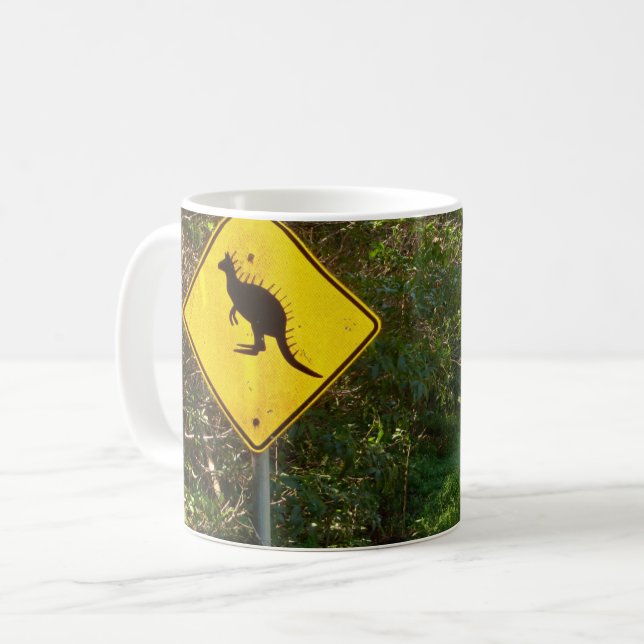 HAMbWG - Mug de café - Passage de Dinosaure (Devant gauche)