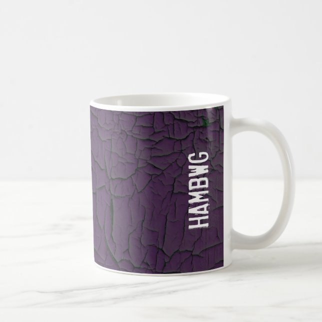 HAMbWG - Mug de café - Peinture de craquelure de p (Droite)