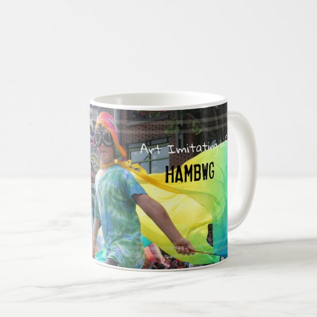 HAMbWG - Mug de café - Statut Superhero (Devant droit)