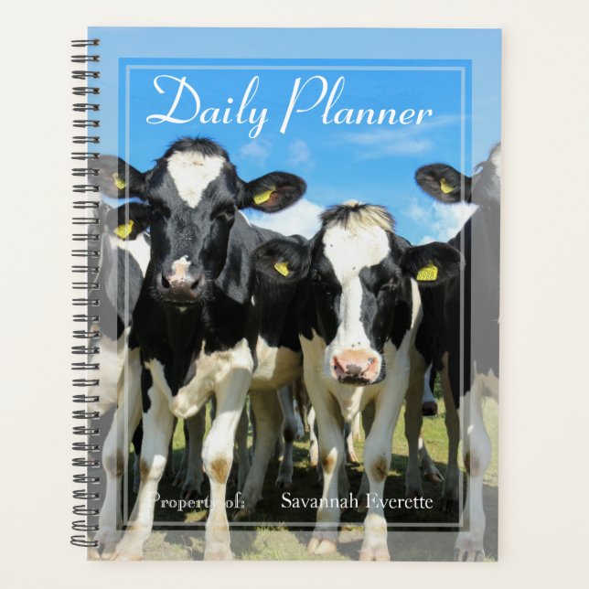 HAMbWG - Photo Daily Planner - Cow Herd (Devant)