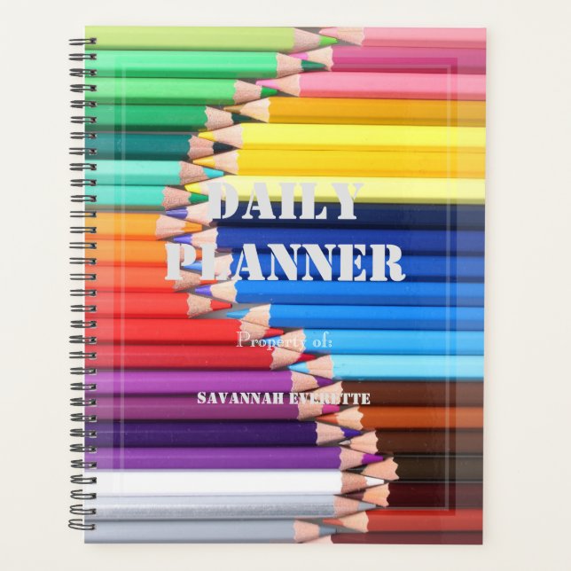 HAMbWG - Photo Daily Planner - Crayons colorés (Devant)