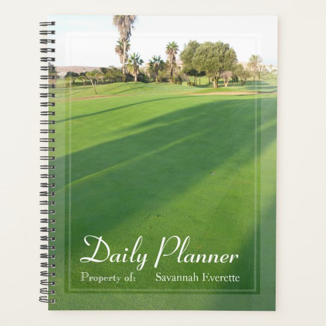 HAMbWG - Photo Daily Planner - Golf Green (Devant)
