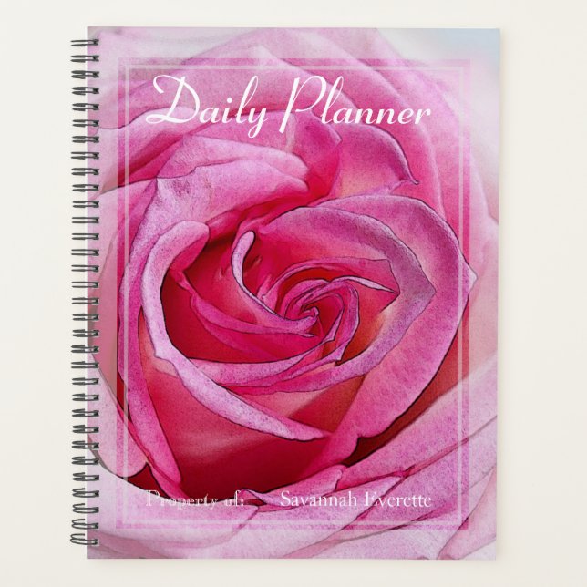 HAMbWG - Photo Daily Planner - Rose rose rose (Devant)