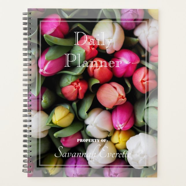 HAMbWG - Photo Daily Planner - Tulips (Devant)