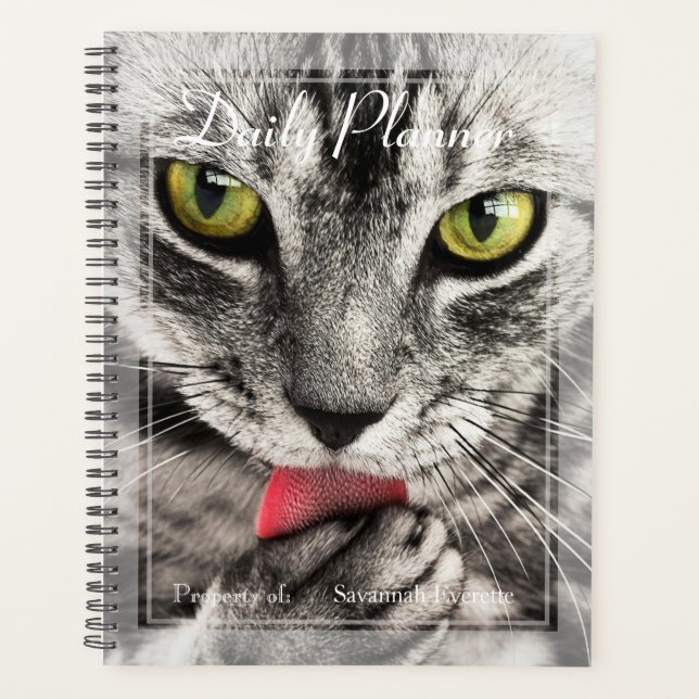 HAMbWG - Planificateur quotidien - Amateur de chat (Devant)