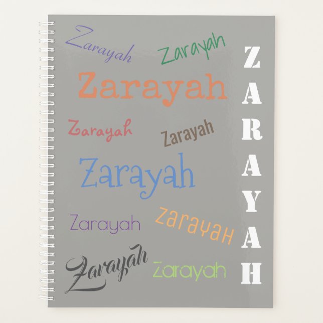 HAMbWG - Planificateur quotidien - Votre nom (Devant)