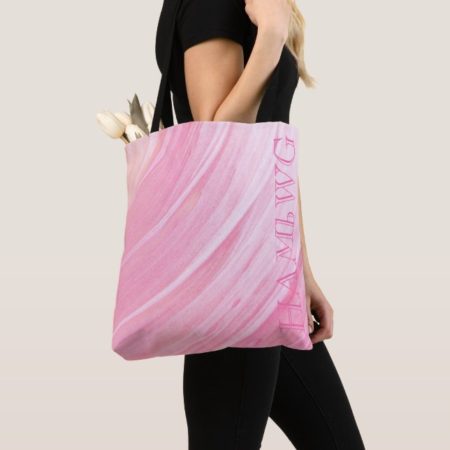 HAMbWG - Sac fourre-tout - Tourbillon pêche rosé a (De près)