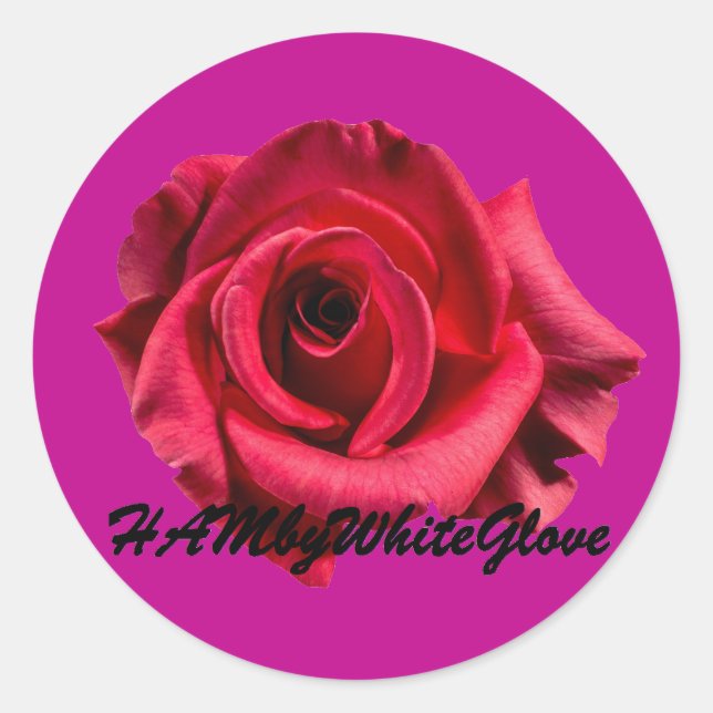 HAMbWG - Stickers - Logo Rose (Devant)