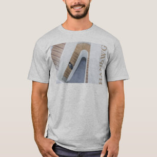HAMbWG - T-shirt - Architecture White Ornate Lg