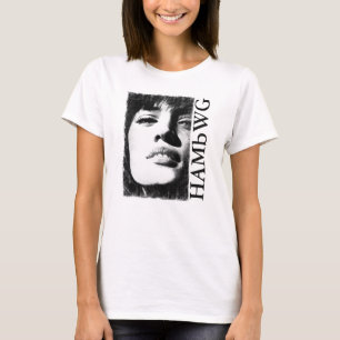 HAMbWG - T-Shirts - HAMbWG B W Face avec logo