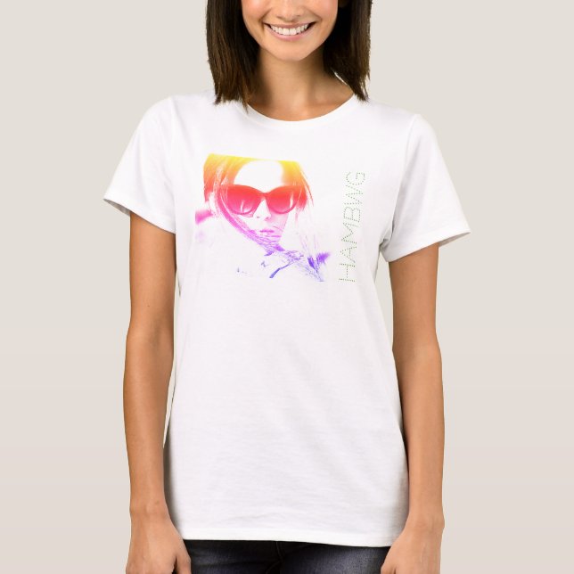 HAMbWG - T-Shirts - HAMbWG B W Face avec logo 4 (Devant)