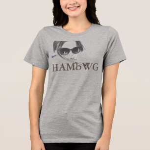 HAMbWG - T-Shirts - HAMbWG B W Face avec logo 4